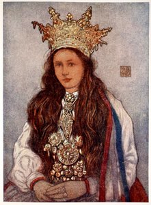 Uma noiva de Hardanger, 1905 de Nico Jungman