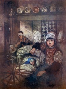 A Marken Interior (cor litho) de Nico Jungman