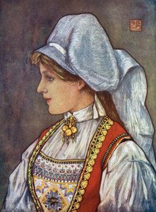 Noruega: Cabeleireiro Hardanger (cor litho) de Nico Jungman