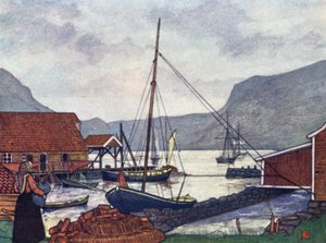 Noruega: Moldoen (cor litho) de Nico Jungman