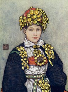 Noruega: Saetersdalen Bride (cor litho) de Nico Jungman