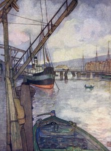Noruega: Trondhjem (cor litho) de Nico Jungman