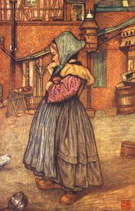 A Little Norman Girl (litografia a cores) de Nico Jungmann