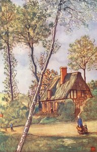 Cena rural (litografia a cores) de Nico Jungmann