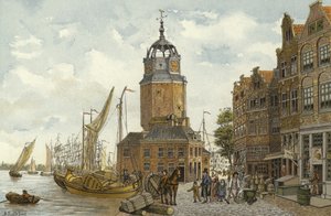Haringpakkerstoren Tower, Amesterdão, Século 19