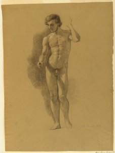 Estudo de um nu masculino de Nicola Consoni