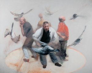 Controladores de voo, 2012 (óleo sobre tela)