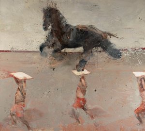Cavalo a galope, 2021 (óleo sobre tela)
