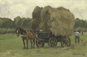 carroça de feno de Nicolaas Bastert