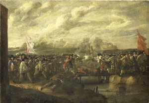 Escaramuça de Infantaria na Guerra dos Oitenta Anos de Nicolaas van Eyck (II) (attributed to)