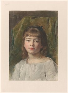 Retrato de uma rapariga desconhecida de Nicolaas van der Waay