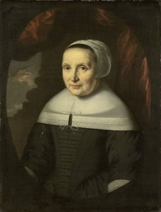 Retrato de Aeltje Denijs (nascido em 1598/99) de Nicolaes Maes (copy after)
