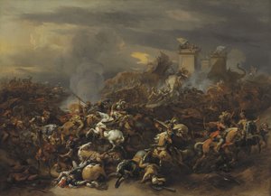 A batalha de Alexandre, o Grande, contra o rei Porus