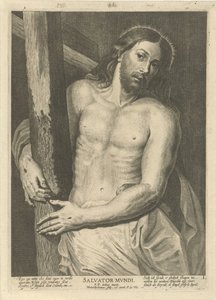 Cristo com a cruz
Cristo e treze apóstolos (título da série) de Nicolaes Ryckmans