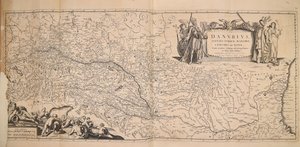 Danubius fluuius Europae maximus a fontibus ad ostia cum omnibus flumnibus ab utroque latere in illum defluentibus