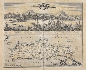 Insula Candia olim Creta / N. Visscher exc.