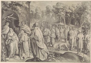 Adoração dos Reis de Nicolaes de Bruyn