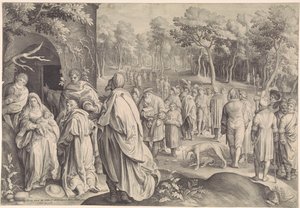 Adoração dos Reis de Nicolaes de Bruyn