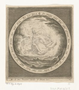 Primeiro dia da criação: Deus cria o céu e a terra
Da criação à expulsão do paraíso (título da série) de Nicolaes de Bruyn