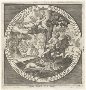 Expulsão do Paraíso de Nicolaes de Bruyn