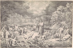 Visão de Ezequiel do Vale dos Ossos de Nicolaes de Bruyn