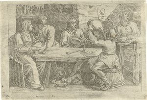 Empresa camponesa com bobo de Nicolaes van Haeften