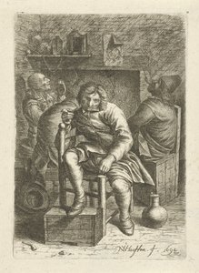 homem fumante de Nicolaes van Haeften