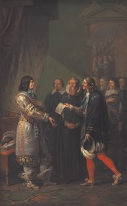 Monarquia Absoluta atribuída a Frederik III em 1660 de Nicolai Abildgaard