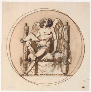 Alegoria sobre a Justiça. Estudo para um alívio no Memorial da Liberdade de Nicolai Abildgaard