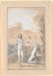 A Eva recém-criada de Nicolai Abildgaard