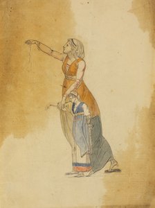 Uma mãe e sua filha de Nicolai Abildgaard