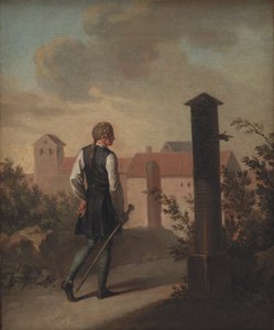 Niels Klim em Potu de Nicolai Abildgaard