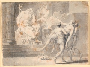 Sacrifício a Esculápio de Nicolai Abildgaard