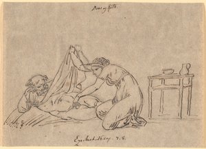 Ruth Acariciando Boas de Nicolai Abildgaard
