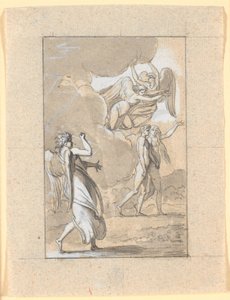 A expulsão do paraíso de Nicolai Abildgaard