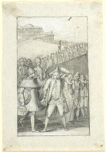 Projeto de ilustração para Johs. A história de Ewald "O templo da felicidade. Um sonho" na edição de seus escritos coletados de Nicolai Abildgaard