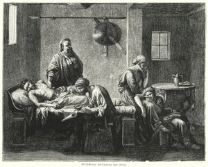 Eudemidas a ditar a sua vontade (gravação) de Nicolas (after) Poussin