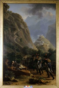 Napoleão em Fort de Bard - de Nicholas-Antoine Taunay, pintura a óleo, início do século XIX.