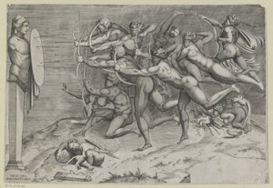 Drifting de Nicolas Beatrizet (attributed to)