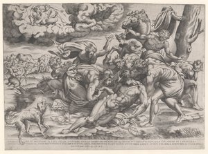 Morte de Meleager de Nicolas Beatrizet