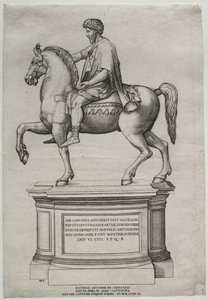Estátua equestre de Marco Aurélio de Nicolas Beatrizet