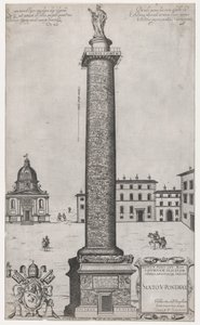 Speculum Romanae Magnificentiae: Coluna de Trajano, 1589., 1589. de Nicolas Beatrizet.