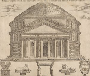 O Panteão, 1649 de Nicolas Beatrizet