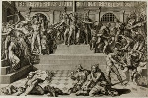 O Massacre dos Inocentes de Nicolas Beatrizet
