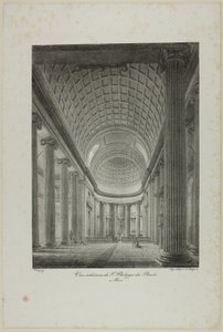 Vista interior de St. Philippe du Roule, Paris