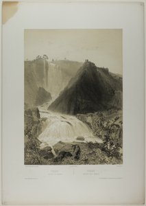 Terni: Marble Falls, placa vinte de Italie Monumentale et Pittoresque