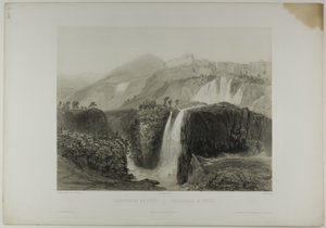 Cascatas de Tivoli, placa dezoito de Italie Monumentale et Pittoresque