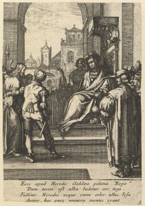 Cristo Diante de Pilatos, da Paixão de Cristo, meados do século XVII.
