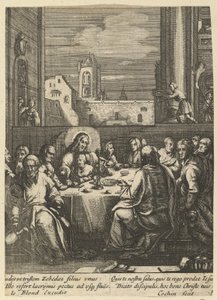 A Última Ceia, de A Paixão de Cristo, meados do século XVII.