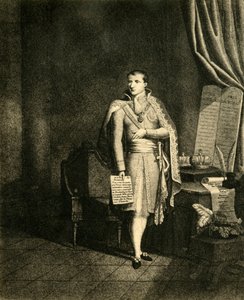 Napoleão primeiro imperador do rei francês da Itália, c1810, 1921. de Nicolas Colibert